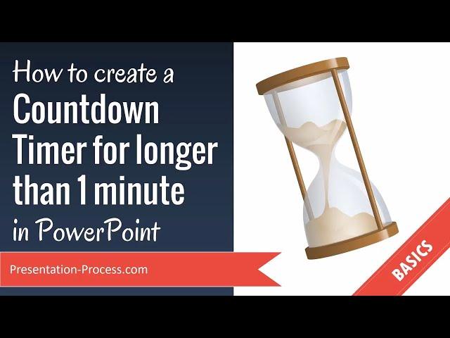How to create a Countdown Timer for longer than 1 minute in PowerPoint