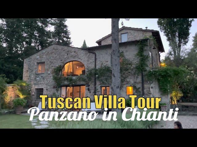 Tuscany Villa Tour in Panzano, Chianti AirBnb