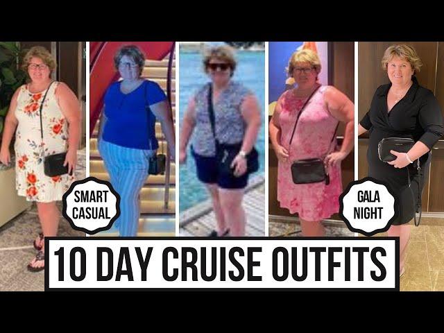 10 Day Caribbean Cruise Petite Plus Size Outfit Ideas For Women Over 50 - 2022