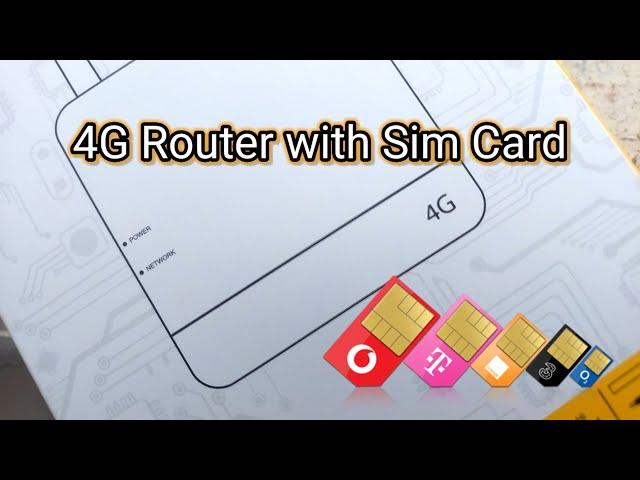 Best 4G LTE Router With All Sim Support