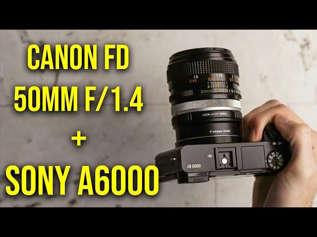 Canon FD 50mm f/1.4 Lens + Sony a6000 | Vintage Look For Under $100!