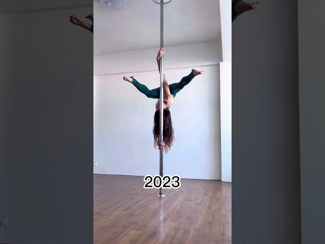 10 Year Pole Dance Progress  - Basic Spin to Deadlift