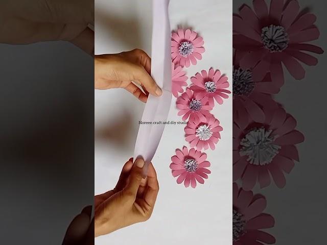 paper flower #easycraftideas #diy #paperflowercraft #paperart #craft