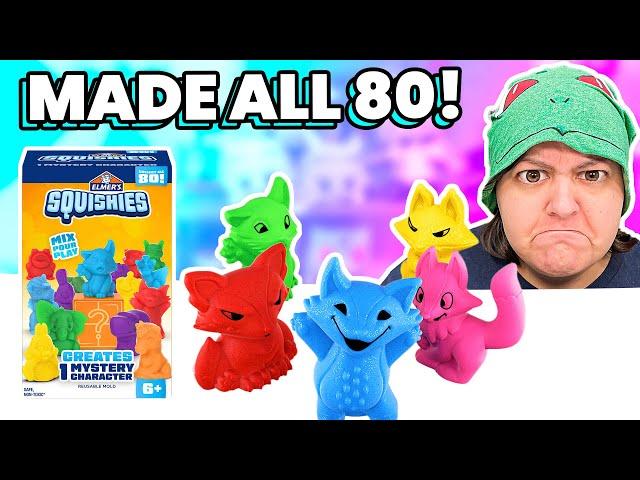 EPIC Challenge Making ALL 80 Squishies Mystery Box