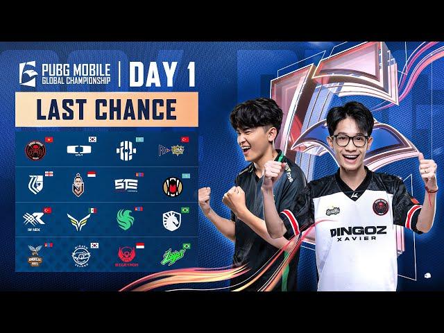 [EN] 2024 PMGC League | Last Chance Day 1 | PUBG MOBILE Global Championship