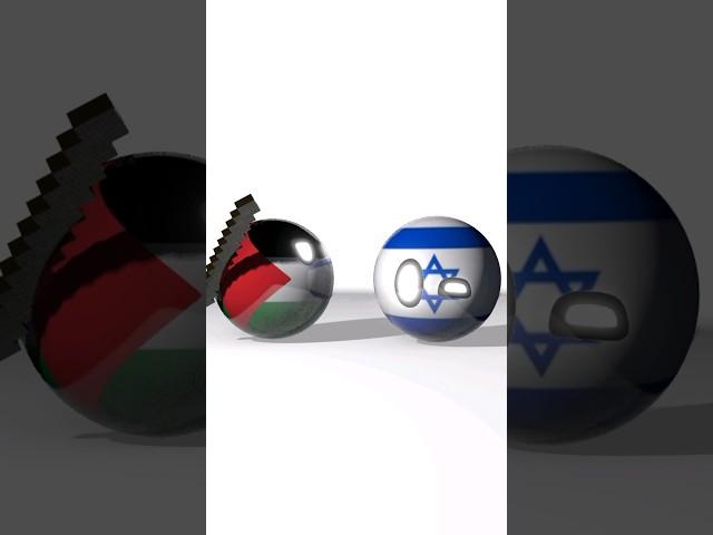 Israel  and USA  #countryballs #shorts