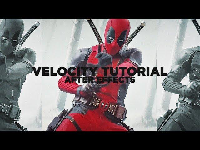 velocity time remap tutorial | after effects