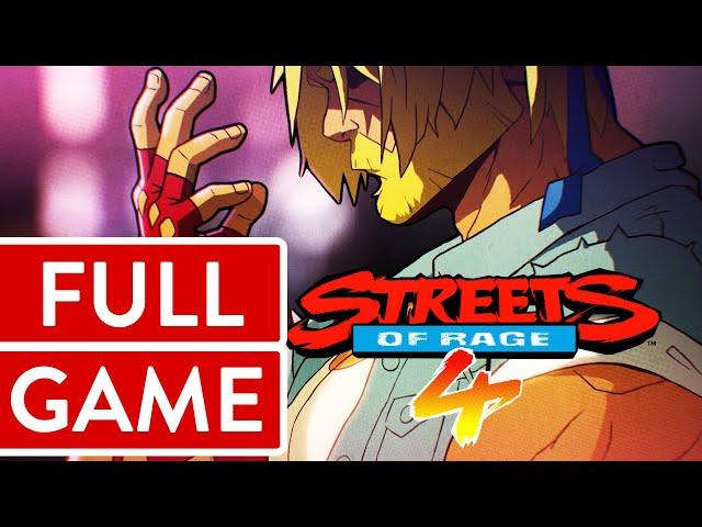 Streets of Rage 4 PC FULL GAME Longplay Gameplay Walkthrough Playthrough VGL