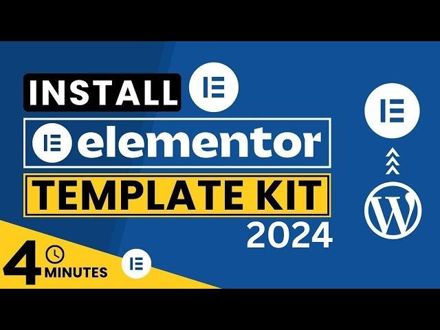 How To Install Elementor Template Kit In WordPress 2024 | Envato Elements Elementor Template Kits