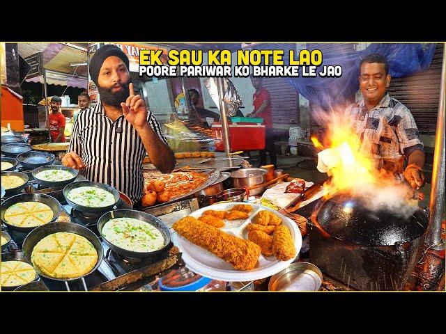 DELHI Street Food Viral Tour 99/- Unlimited Momo + Pav Bhaji, Tikki Chole, Kathi Kebab, Dahi Bhalla