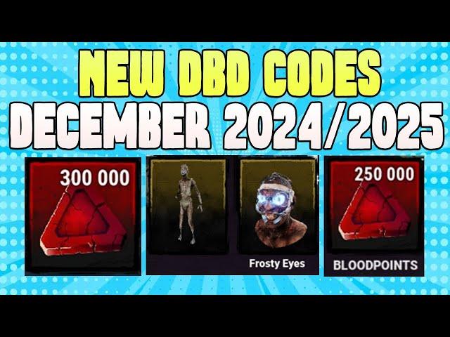 Dead by Daylight CODES 2025, DBD Redeem Codes December - January 2025, Dbd BloodPoint Code New Codes