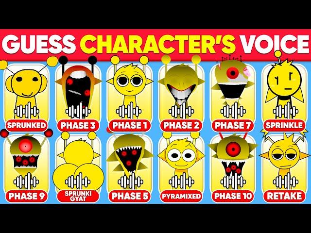 Guess the SIMON from Different Phases/Games | Phase 1-10, Retake, Sprunki Gyat, Sprunked, Pyramixed