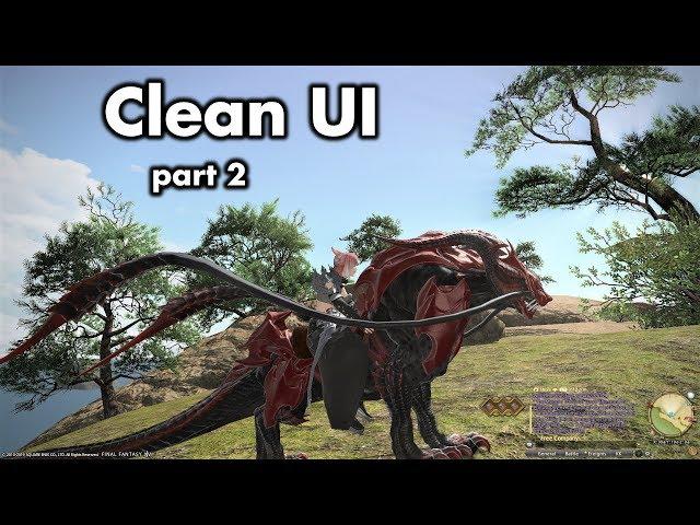 FFXIV - My clean UI (Guide - part 2 - Collapsing Hotbars)