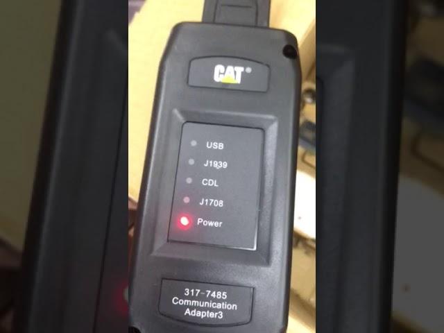 2019A CAT Caterpillar ET Diagnostic Adapter III test on car and truck