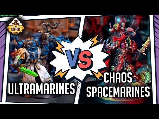 Ultramarines vs Chaos Space Marines I Battlereport | 2000pts I Warhammer 40000