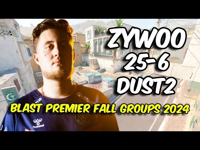 CS2 POV | Vitality ZywOo (25/6) vs GamerLegion (Dust2) BLAST Premier Fall Groups 2024