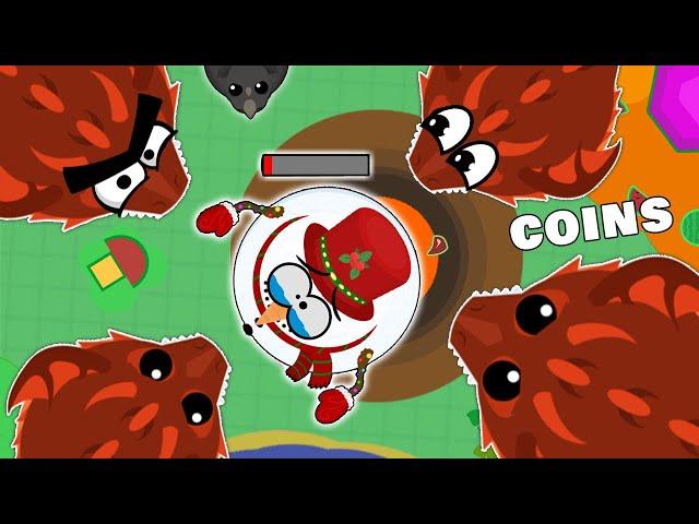 WHEN SNOWMAN TROLLING GOES WRONG in MOPE.IO | UNLUCKY MOMENTS |