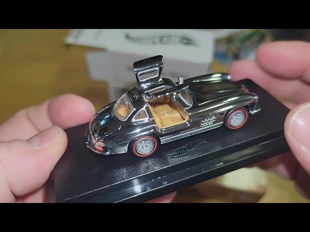 2021 RLC Hot Wheels HWC Special Editions ’55 Mercedes-Benz 300 SL Chrome Silver Gulwing