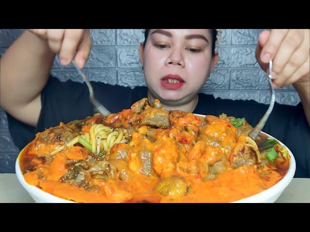 NIKMAT NYA, MIE AYAM ,BAKSO URAT ,CEKER AYAM TANPA TULANG ,EXTRA FULL CABE MUKBANG