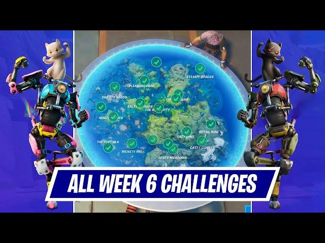 All Week 6 Challenges Guide in Fortnite Chapter 2 Season 3