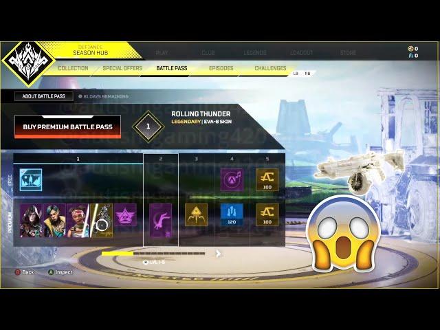 The New Apex Legends Season 12 battle pass show all items