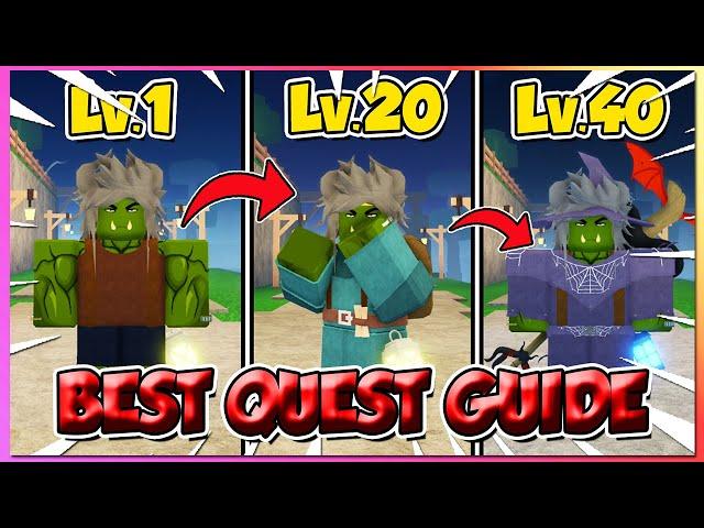 Rune Slayer How To Level Up Fast + Full Guide! (Level 1-40 QUEST NPC LOCATIONS)