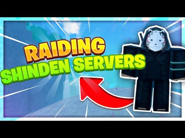 Raiding Shinden Servers Roblox Naruto Game! | Vucci Kusa 