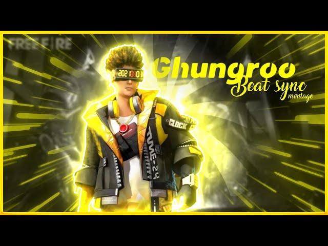 Ghungroo  free fire beat sync montage by Playstater||Best edited montage by Playstater||Hi-Res Audio