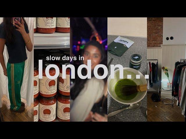 london diaries | slow days, chats & vintage shopping