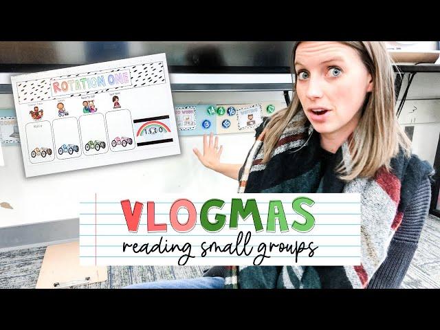 vlogmas day 8 | my reading small group rotations