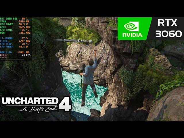 Uncharted 4: A Thief's End Ultra Settings 1440p | RTX 3060 | intel i7 11800H