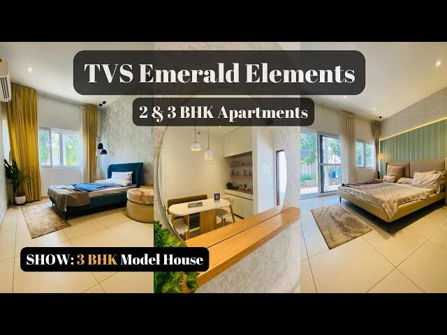 TVS Emerald Elements | 2 & 3 BHK | Bang On Radial Ring Road | at Kovilambakkam | +91 7550098989.