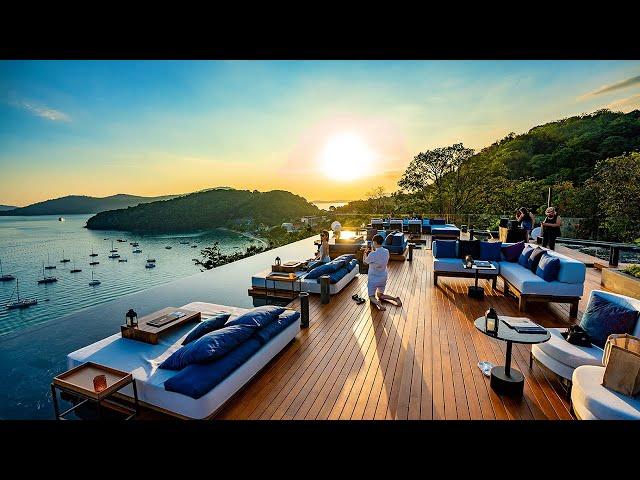 V Villas Phuket MGallery Thailand   |  Roof Top Bar Pool and Room Tour