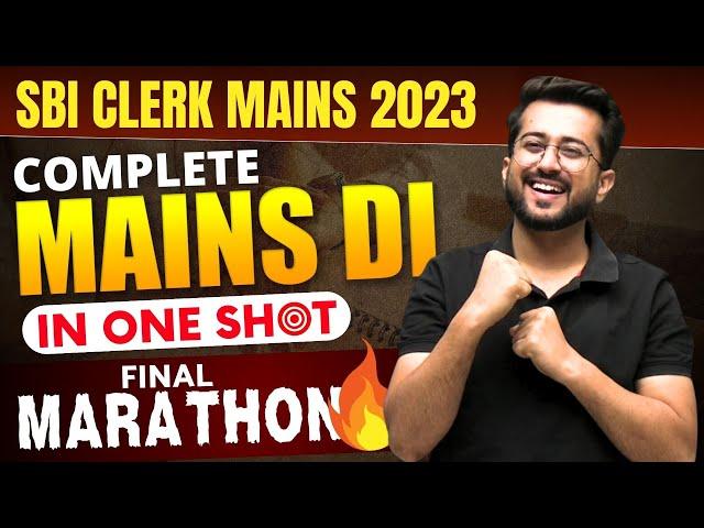    All MAINS DIs in One Shot | SBI Clerk Mains Data Interpretation | Marathon by Aashish Arora