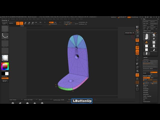 Уроки ZBrush 4R7 - Кисть ZModeler.