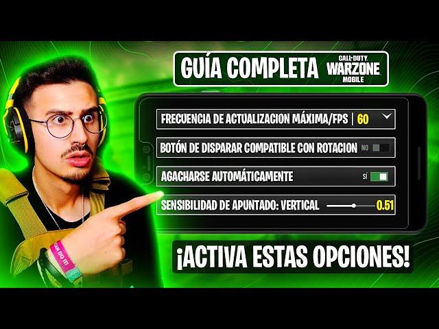 +15 AJUSTES QUE DEBES CAMBIAR en WARZONE MOBILE para SER UN PRO