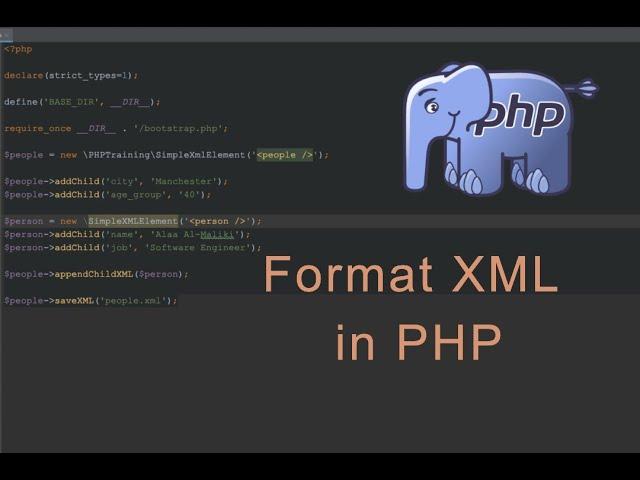 How to format xml in PHP | PHP Tutorial