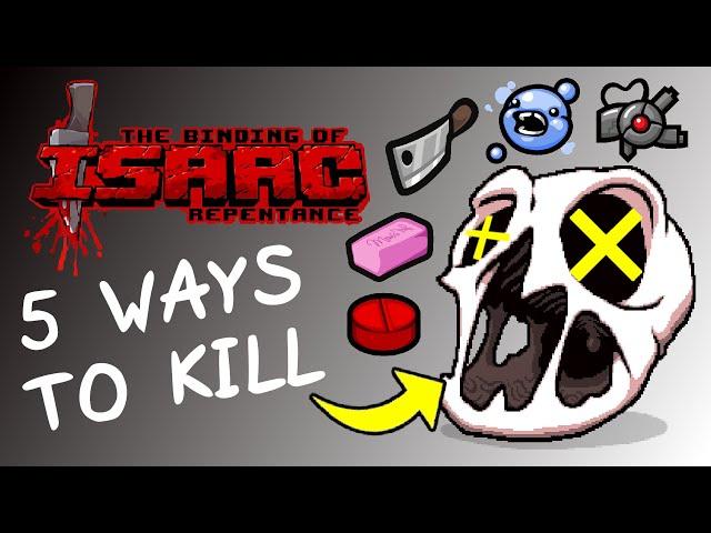 5 easy/fun Ways to kill Delirium! The Binding of Isaac Repentance