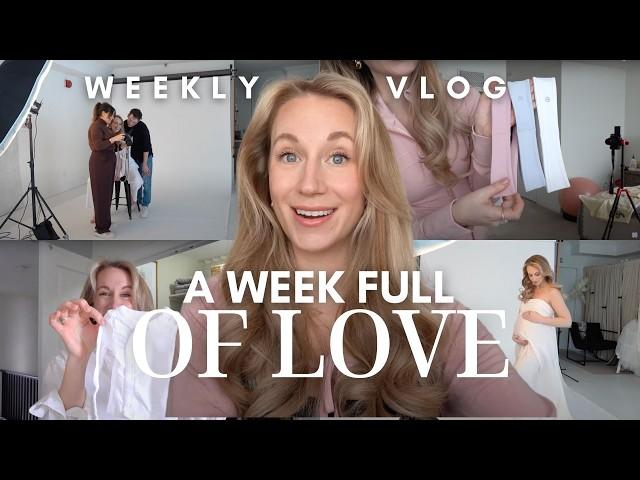 A HEARTFELT FEBRUARY WEEK 🩷 Valentine’s Day, Official Maternity Photoshoot, lululemon Spring Haul