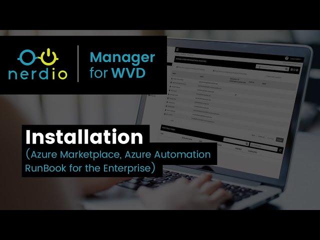 Nerdio Manager for Enterprise: Installation -Azure Marketplace, Azure Automation RunBook