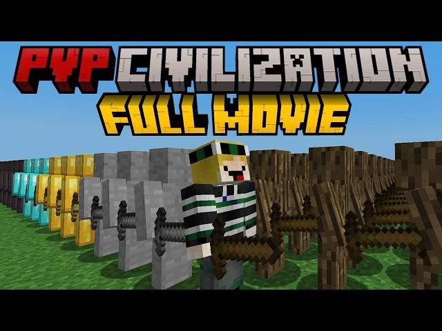 Minecraft but I survive in PVP CIVILIZATION [THE MOVIE]