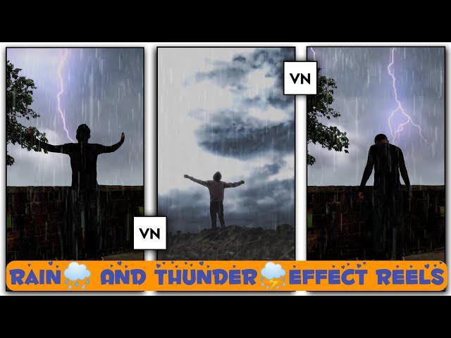 Instagram Trending Rain And Thunder Effect Reels Editing | Barish aane Wala Reels Video Kaise Banaye