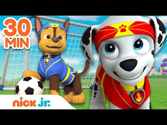 PAW Patrol Rescues & Healthy Habits! w/ Chase & Marshall ️ | 30 Minute Compilation | Nick Jr.