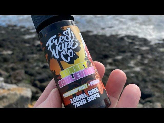 Fresh vape co. SUNSET BOULEVARD 70/30 Vg Pg