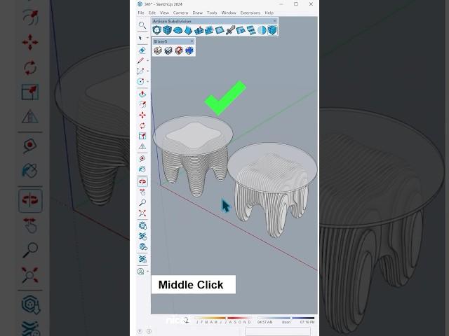 How to use Artisan Subdivision and slicer 5 plugin in SketchUp?!