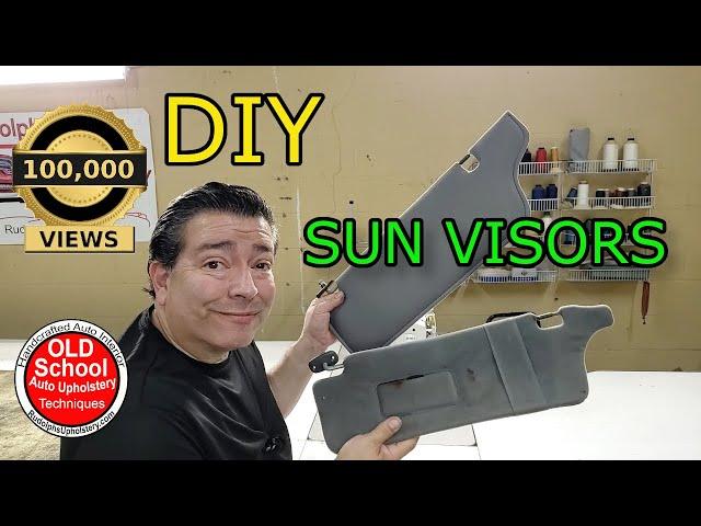 Learn Now! How to recover car sun visors