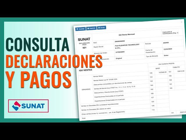 Como CONSULTAR/DESCARGAR mis Declaraciones y Pagos Sunat 2024