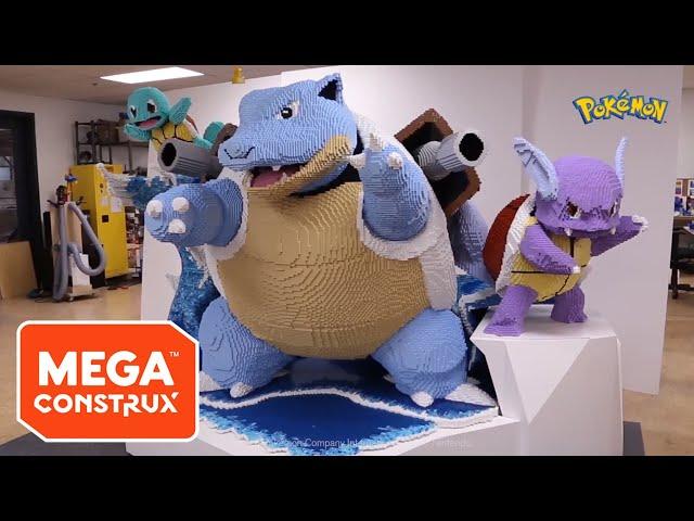 Behind the Scenes: Blastoise Evolutions Big Build Timelapse | Pokémon | Mega Construx