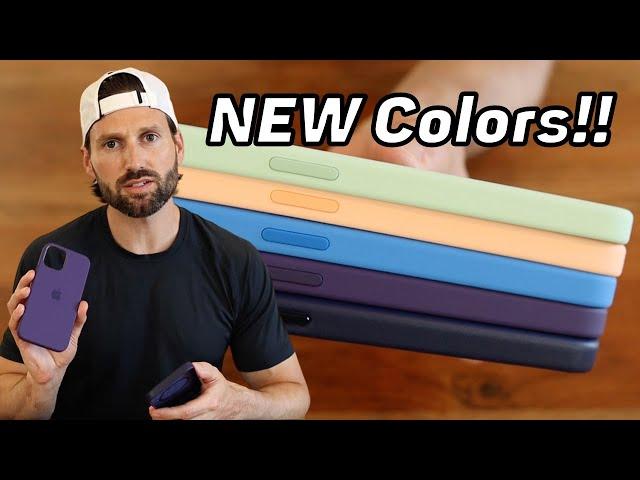 iPhone 12 and iPhone 12 Pro LEATHER and SILICONE Case REVIEW (NEW COLORS!!)