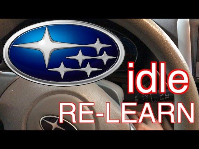 Subaru idle fix - idle relearn